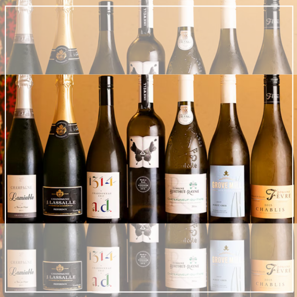 白ワインを取り揃え