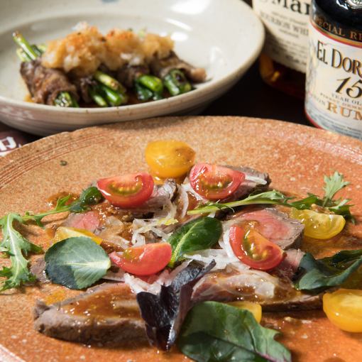 全10品以上二人で7000円（税込）◎二人分の贅沢ペアディナーコース(3500円×2人分)