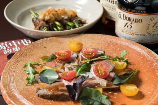 全10品以上二人で7000円(税込)◎二人分の贅沢ペアディナーコース(3500円×2人分)