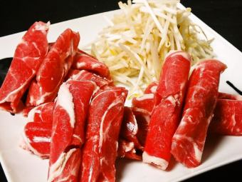 Hokkaido Lamb Shabu-shabu 100 mins All you can eat ¥ 2980