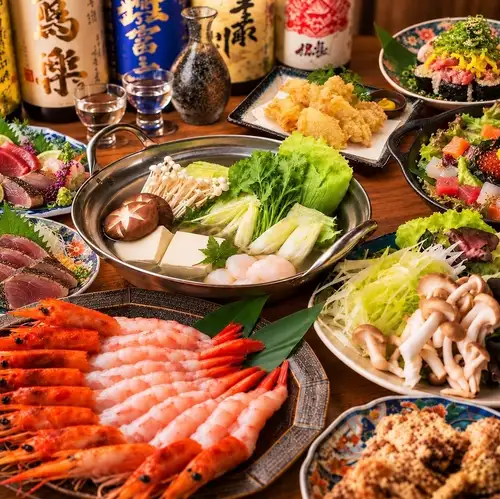 47 types of sake and shochu from all over Japan