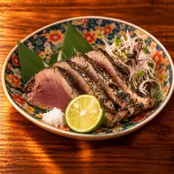 カツオの瞬間燻製(タタキ)