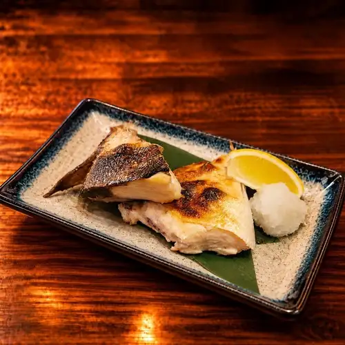 カンパチカマ塩焼き/豚バラ味噌焼き