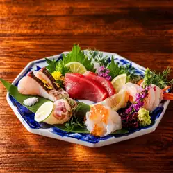 本日の刺身5種盛り