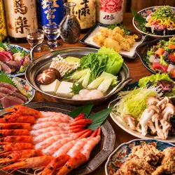 赤エビしゃぶしゃぶ