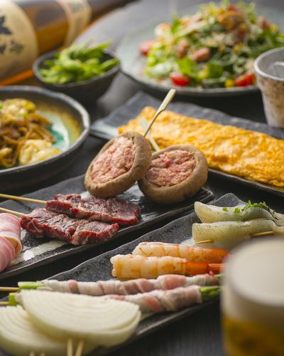 【大人気】創作串コース3500円 !100分飲み放題付き☆