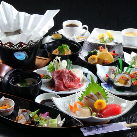 Recommended Kaiseki course◇6,050 yen◇For weddings, reunions, auspicious events, and memorial services [Private room + free transportation]