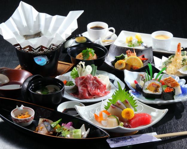 Recommended Kaiseki course◇6,050 yen◇For weddings, reunions, auspicious events, and memorial services [Private room + free transportation]