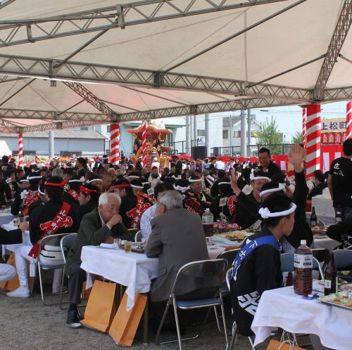 出張パーティー入魂式など