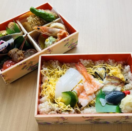 彩りちらし弁当