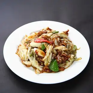 回鍋肉/黒酢古老肉