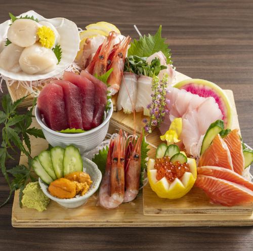 Big catch sashimi