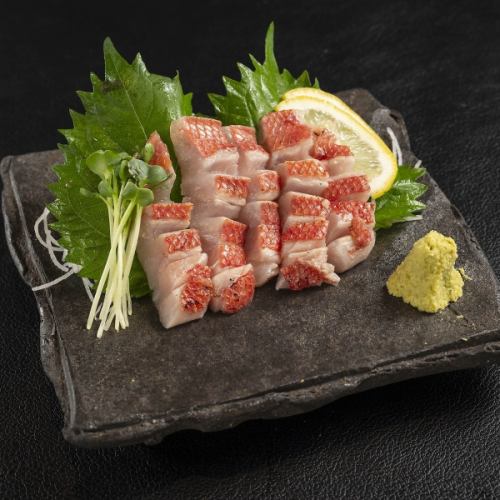 Golden-eyed snapper sashimi