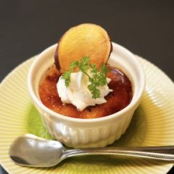 Sweet potato brulee