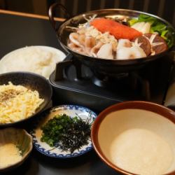 Winter seafood! Mentaiko and grated yam hotpot (1 serving)