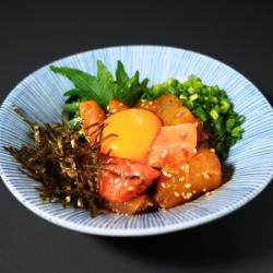Seafood Tsukimi Yukhoe