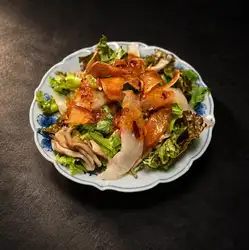 도미와 가을 야채 안주 샐러드 -마마 드레싱-