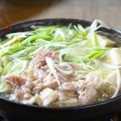 ねぎたっぷりのとり鍋