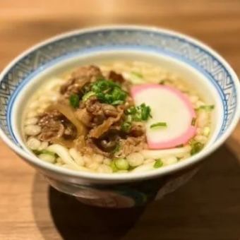 博多あご出汁・肉うどん