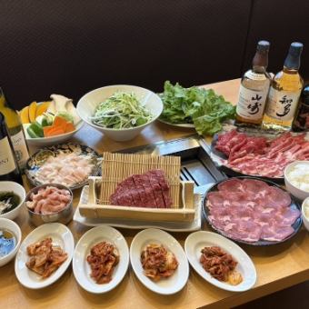 赤身を楽しむ◎人気部位が揃う！笑楽コース※飲み放題は＋2000円(税込)