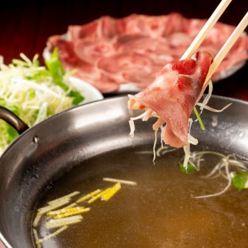 Aromatic vegetable tongue shabu course + 120 minutes all-you-can-drink for 4,600 yen → 4,000 yen