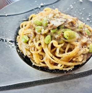 キーマカレーのボロネーゼ