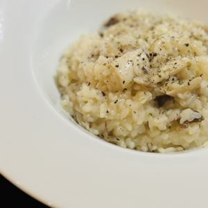 トリュフ香るキノコのチーズリゾット