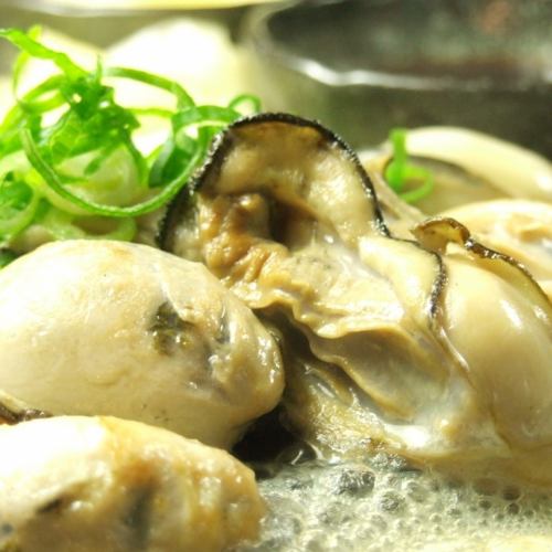 全飲み放題コースに牡蠣付