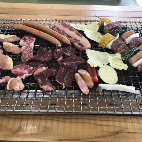 You can enjoy it in BBQ style, so you can enjoy an extraordinary feeling ◎