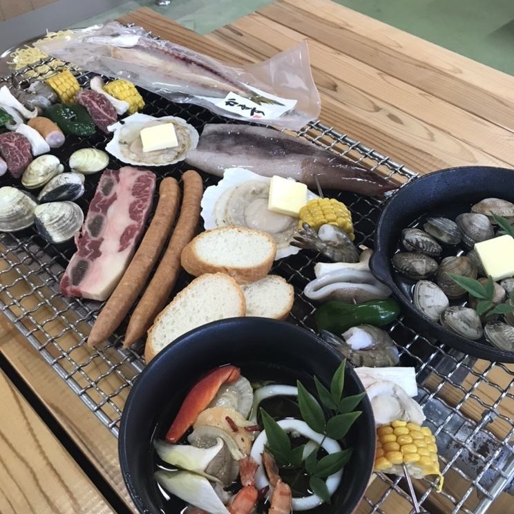 【海と大地】海鮮と焼肉！ワイワイ楽しめます♪