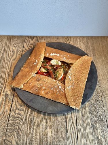 Spicy Chorizo and Curry Galette