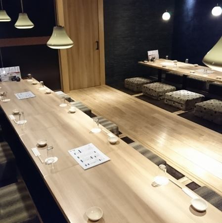 [Completely private room for 48 people] A private room for banquets that can accommodate up to 48 people.Minato Ichiya Morioka Odori Branch is an 11-minute walk from the south exit of JR Morioka Station, with good transportation access along the main street, and is a private-room izakaya convenient for parties, where all seats are private and you can have fun without worrying about those around you.Please use our restaurant for various banquets and drinking parties!