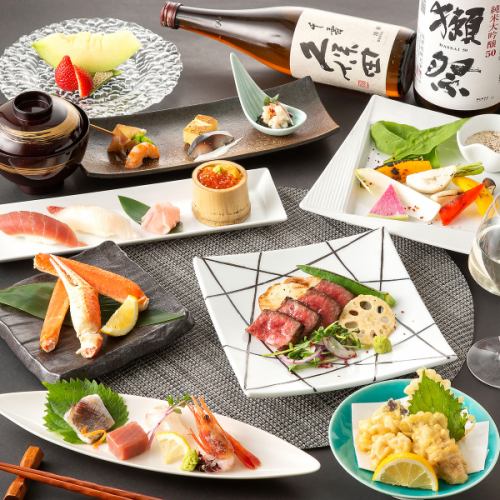 <11/19~>《Private room guaranteed》【Japanese-Western fusion course】9 dishes with 2 hours all-you-can-drink 7700 yen ⇒ 7000 yen (tax included)