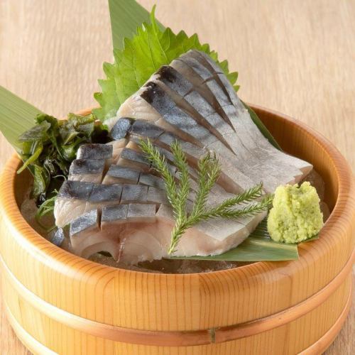 Rare marinated mackerel