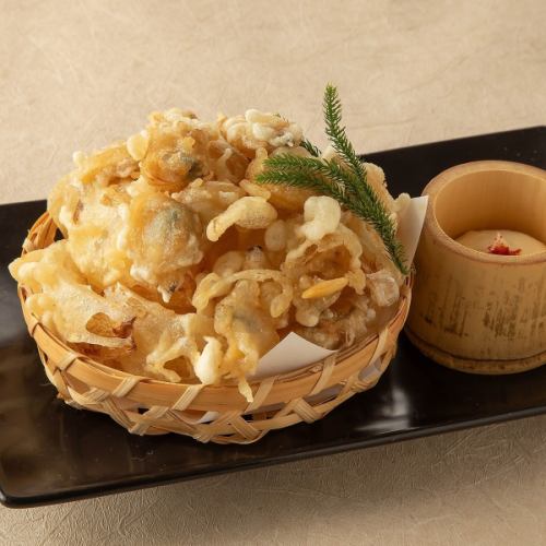 あさりと玉ねぎの唐揚げ