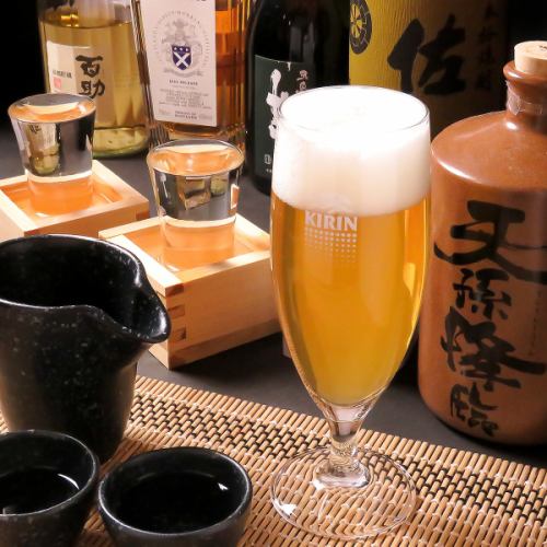 【他にはないお酒が多数◎】クラフトビールやウイスキー、日本酒、焼酎まで♪