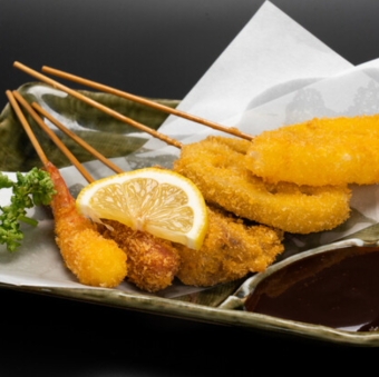 串カツ5本盛合わせ