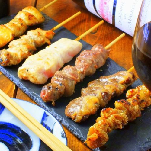 Assortment of 5 skewers