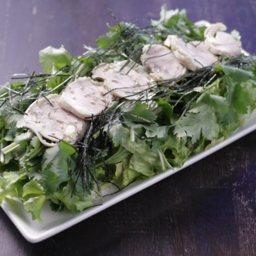Oriental salad with coriander