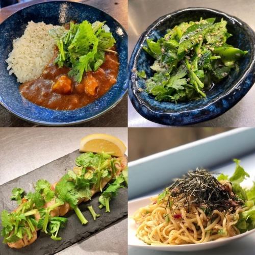 [Coriander lovers gather] Satisfying course with all 6 dishes