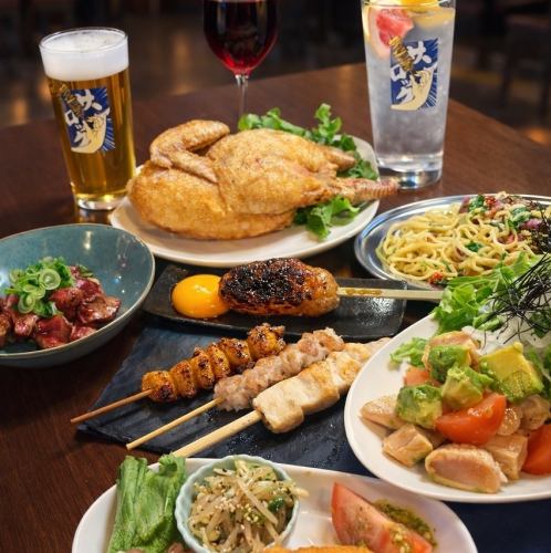 5500 yen course with all-you-can-drink