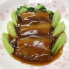 豚肉の角煮、青菜添え(1枚)