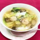 海鮮スープそば(塩味)/四川酸味辛味スープそば