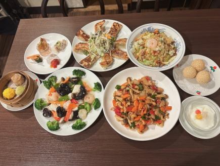 飲み放題付き【全8品】旬の味覚を堪能できる、お手頃価格の<林(はやし)コース>5800円(税込)