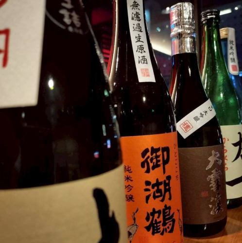 厳選した信州地酒の数々！