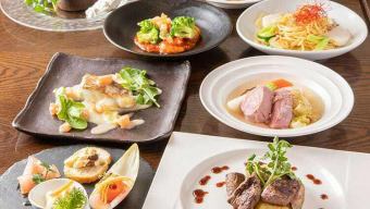 ★☆更新☆★“豪华套餐含无限畅饮”牛腰肉、炒红虾等7,500日元（含税）