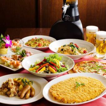 ★☆リニューアル☆★『飲み放題付！プロジット』カミカツやソーセージ、ムール貝など