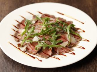 ■山が牛のロースト“TATAKI STYLE”