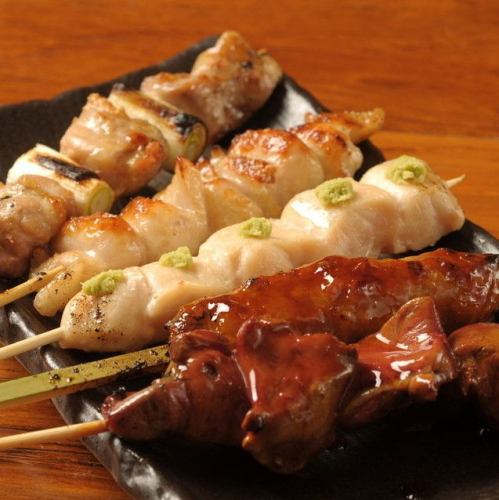 長州どり　串焼き5本盛り