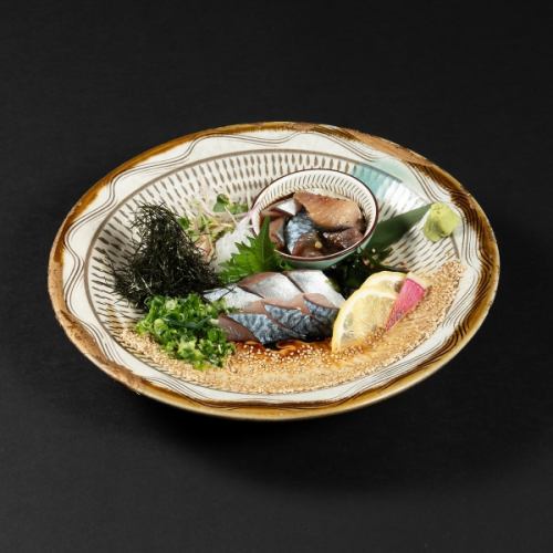 名物ゴマサバ 白と黒のハーフ＆ハーフ